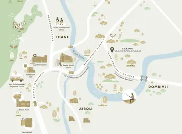 Lodha Villa Royale Palava location map, Palava, Dombivli